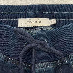 Torrid Soft Denim Joggers (Size 14)